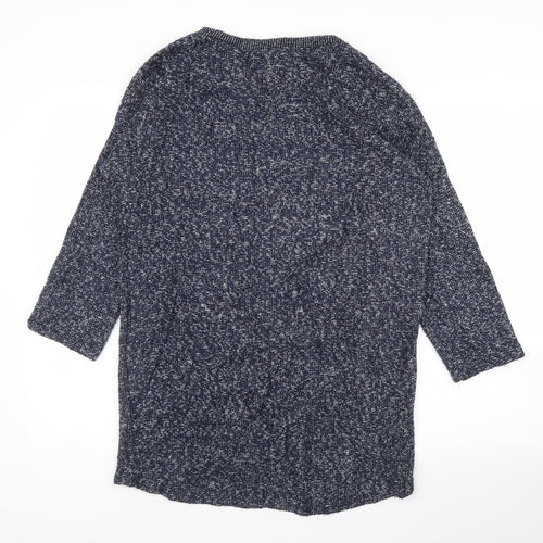 Preworn Womens Blue   Tunic Jumper Size M  - Pearls