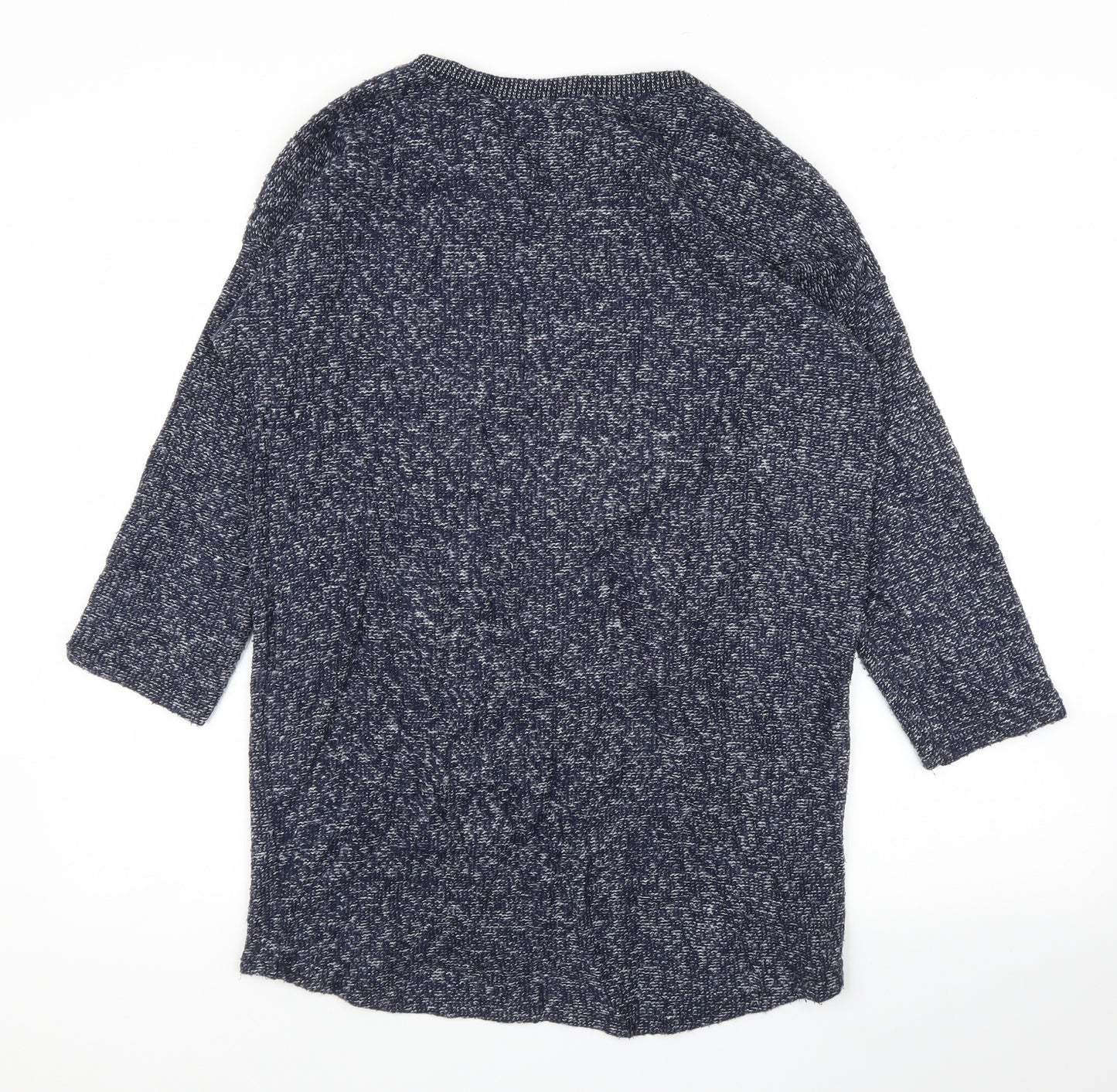 Preworn Womens Blue   Tunic Jumper Size M  - Pearls
