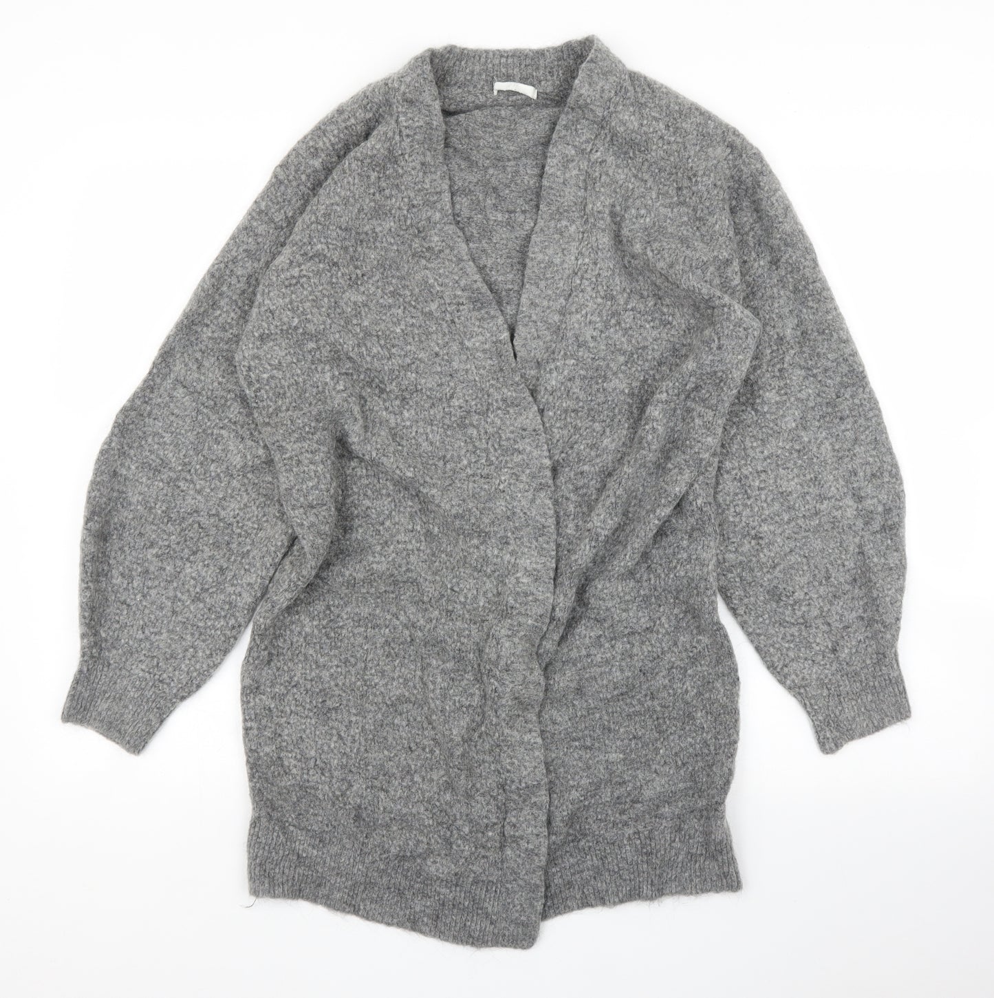 H&M Womens Grey   Cardigan Jumper Size M