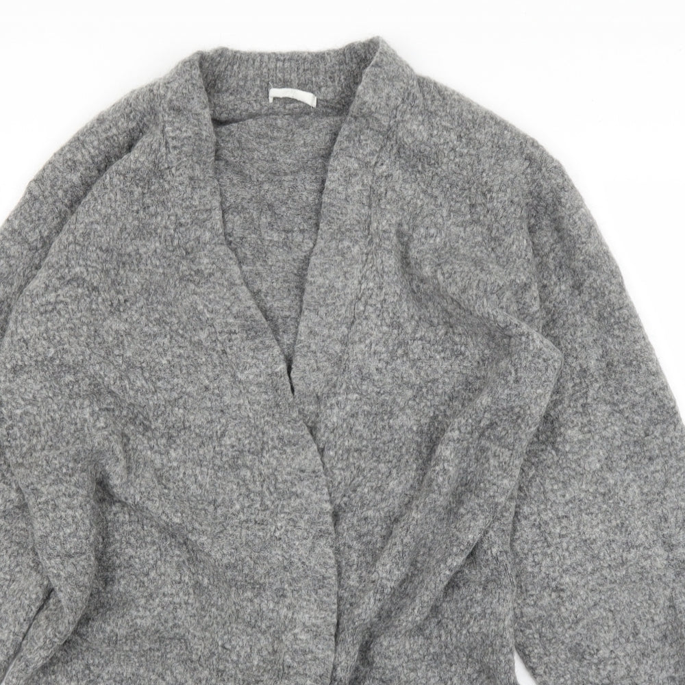 H&M Womens Grey   Cardigan Jumper Size M