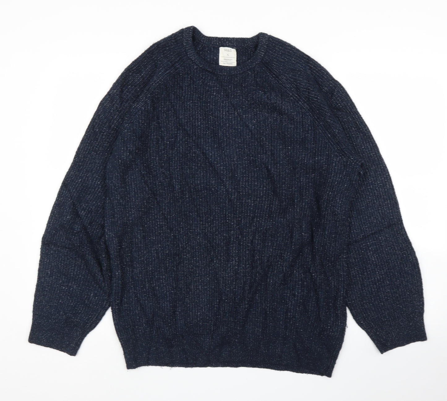 M&S Mens Blue   Pullover Jumper Size XL