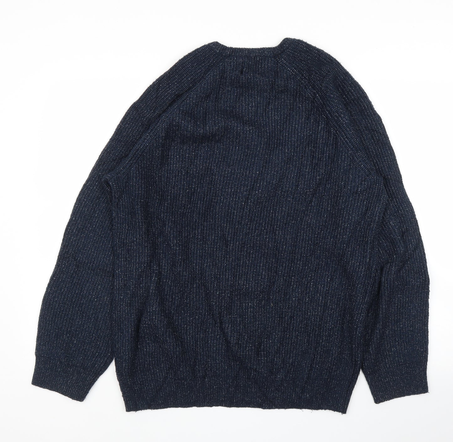 M&S Mens Blue   Pullover Jumper Size XL