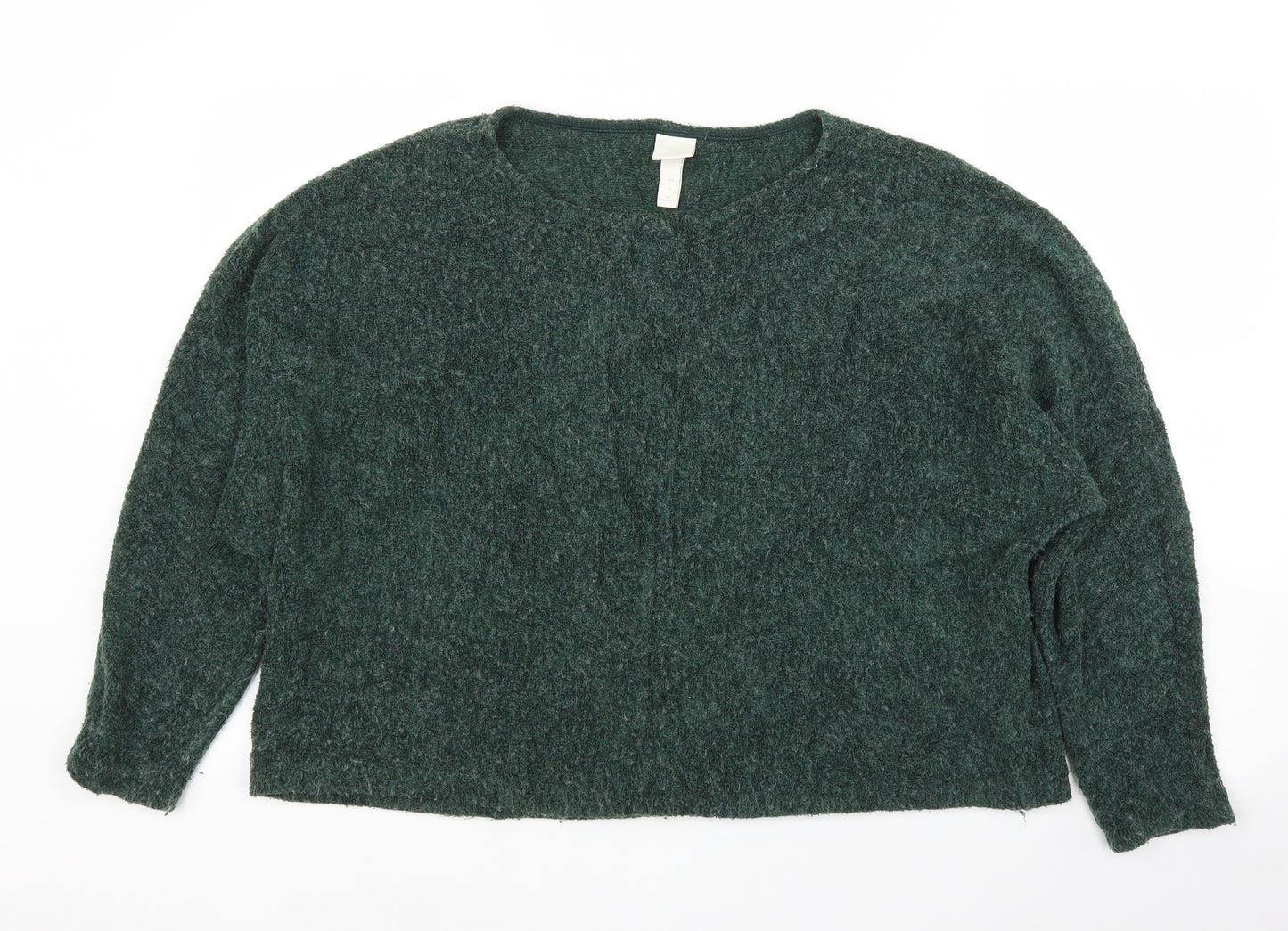 H&M Womens Green   Pullover Jumper Size L