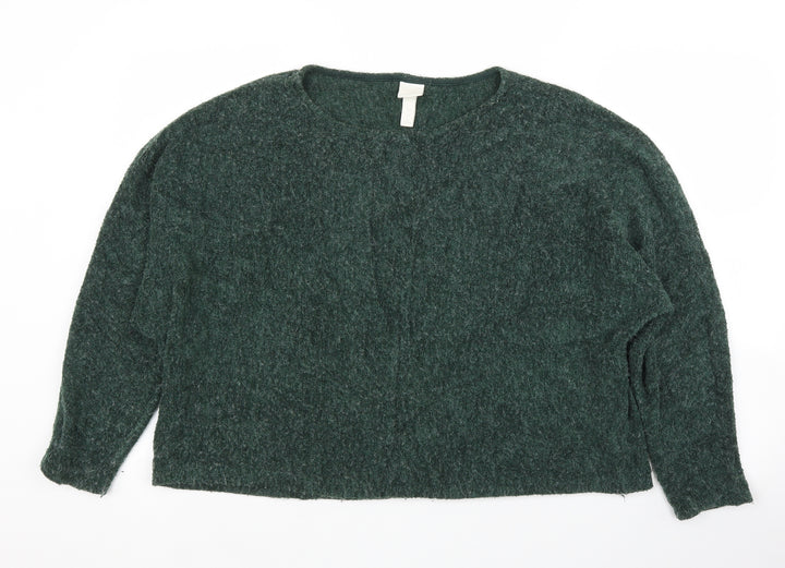 H&M Womens Green   Pullover Jumper Size L