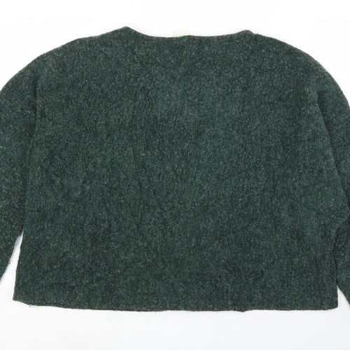 H&M Womens Green   Pullover Jumper Size L