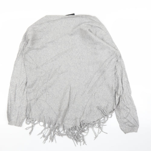 Wallis Womens Grey   Pullover Jumper Size S