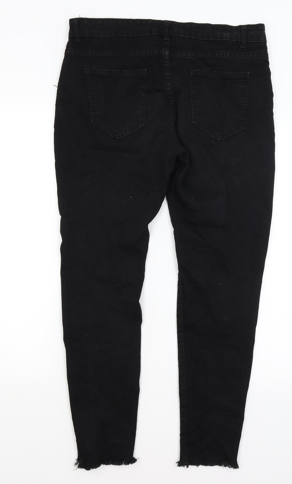Preworn Womens Black   Skinny Jeans Size 18 L27 in