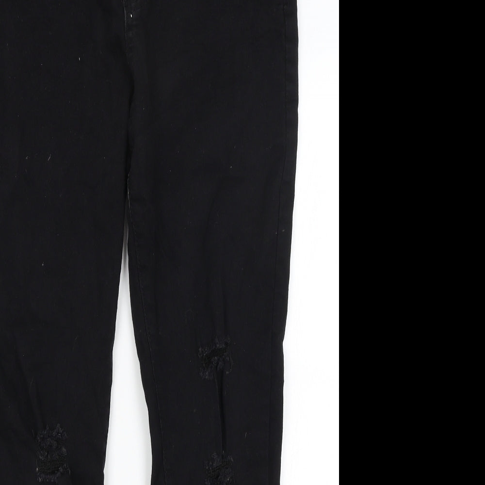 Preworn Womens Black   Skinny Jeans Size 18 L27 in