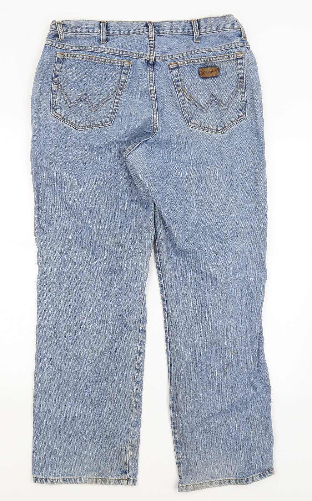 Wrangler Mens Blue   Straight Jeans Size 36 in L30 in