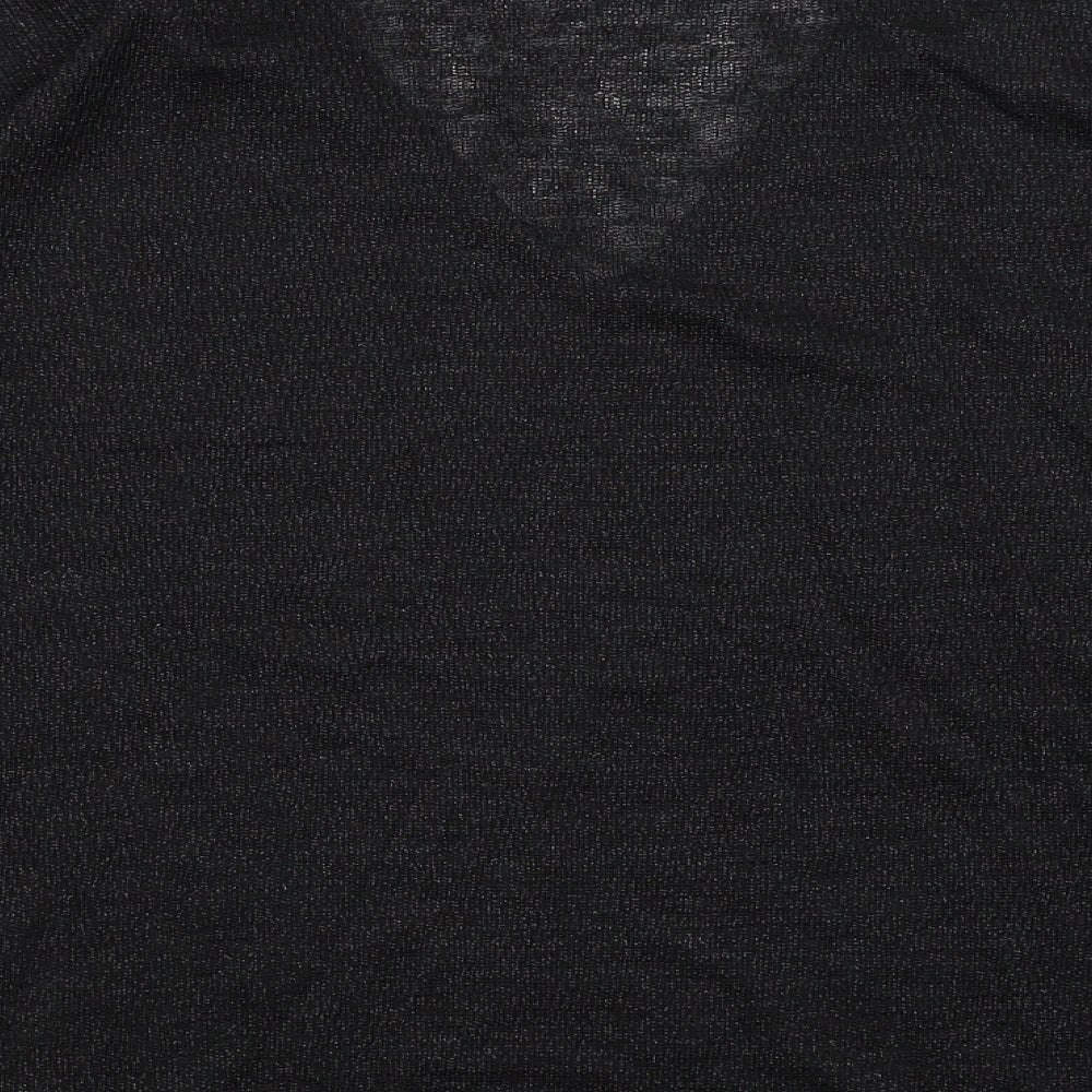 Preworn Womens Black   Basic T-Shirt Size 18