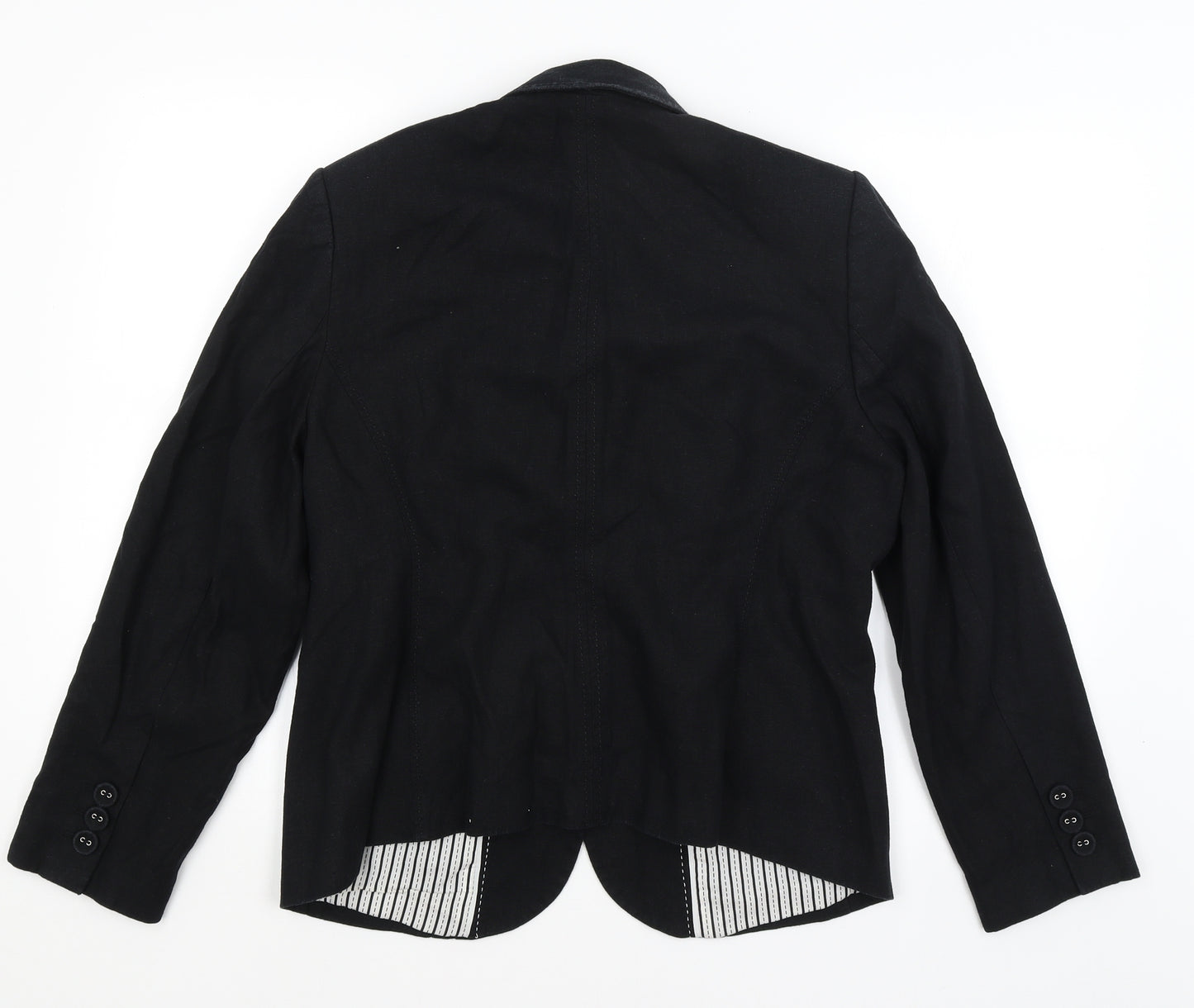 M&S Womens Black   Jacket Blazer Size 16