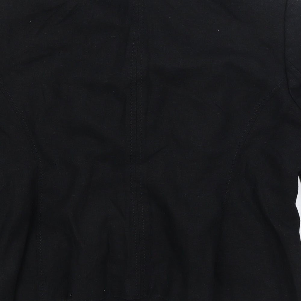 M&S Womens Black   Jacket Blazer Size 16