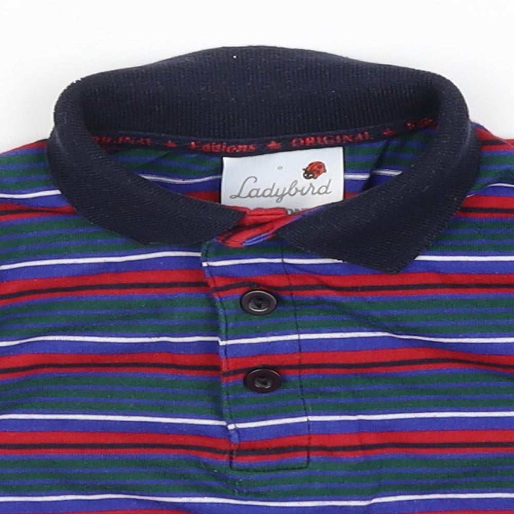 Ladybird Baby Green Striped  Basic T-Shirt Size 9-12 Months