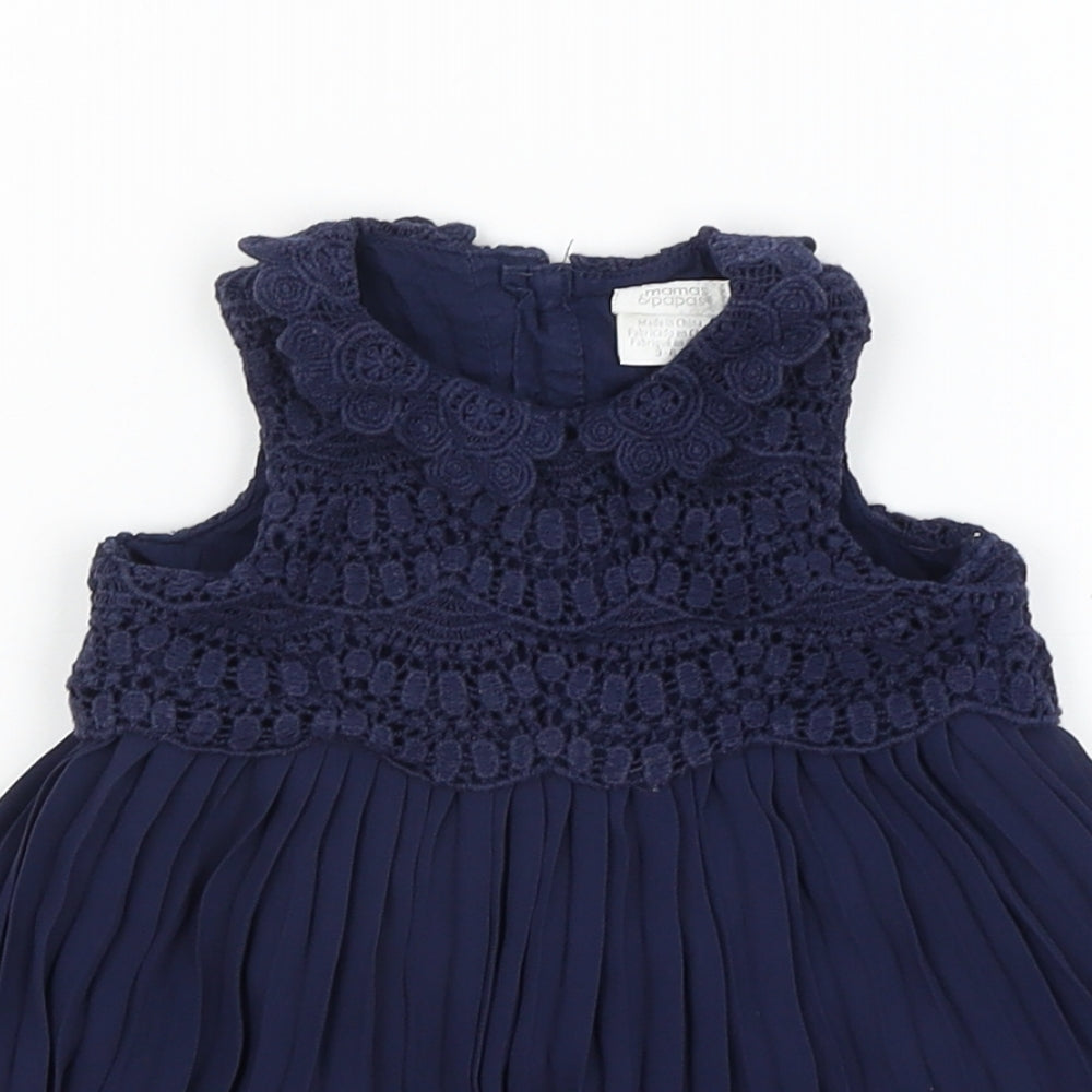 mamas & papas Baby Blue   Tutu Dress  Size 3-6 Months