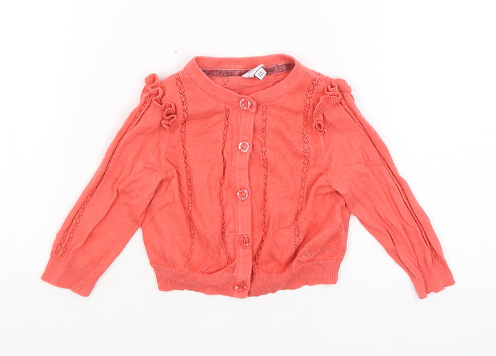 Baker Baby Baby Red   Cardigan Jumper Size 3-6 Months