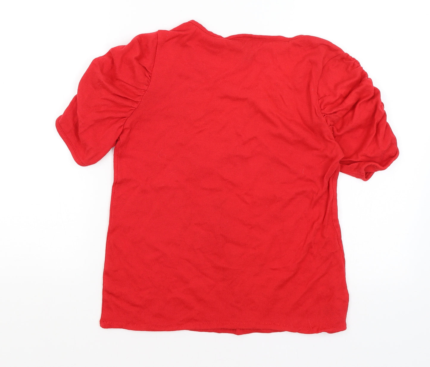 Divded Womens Red   Basic T-Shirt Size 12