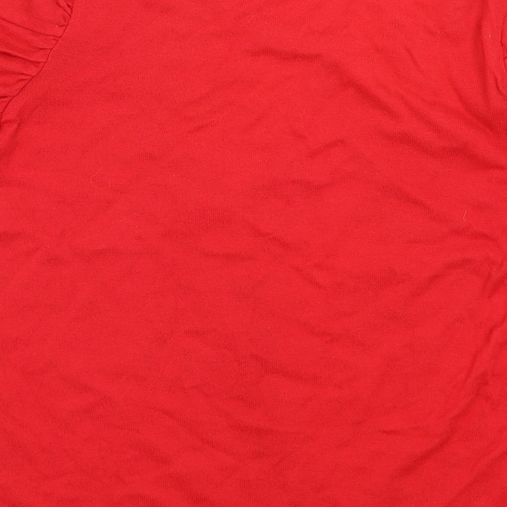 Divded Womens Red   Basic T-Shirt Size 12