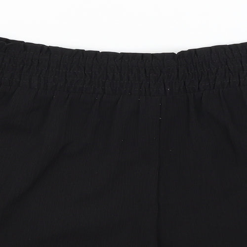 Papaya Womens Black   Hot Pants Shorts Size 10