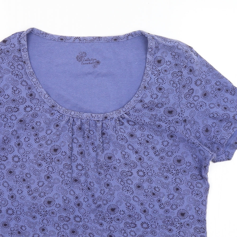 Debenhams Womens Purple   Basic T-Shirt Size 14