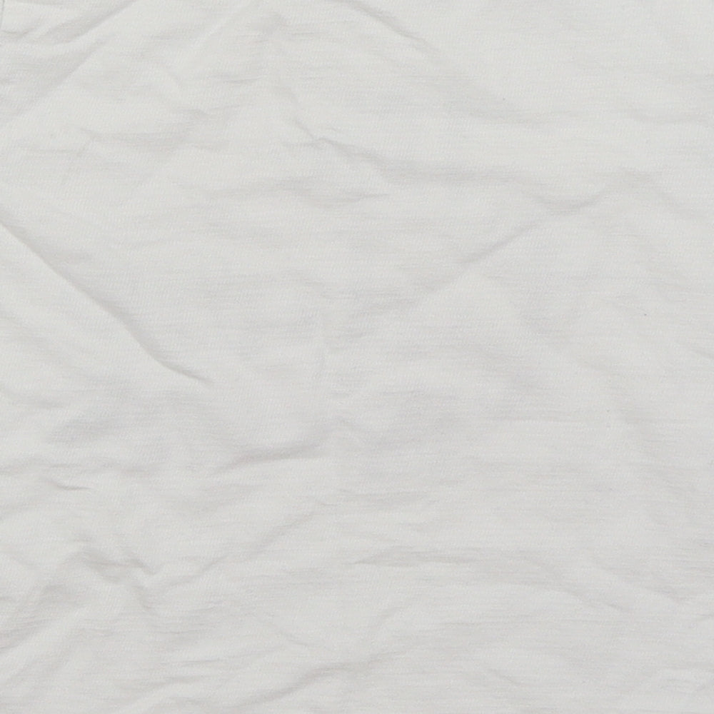 F&F Girls White   Basic T-Shirt Size 10-11 Years  - The Future is Ours