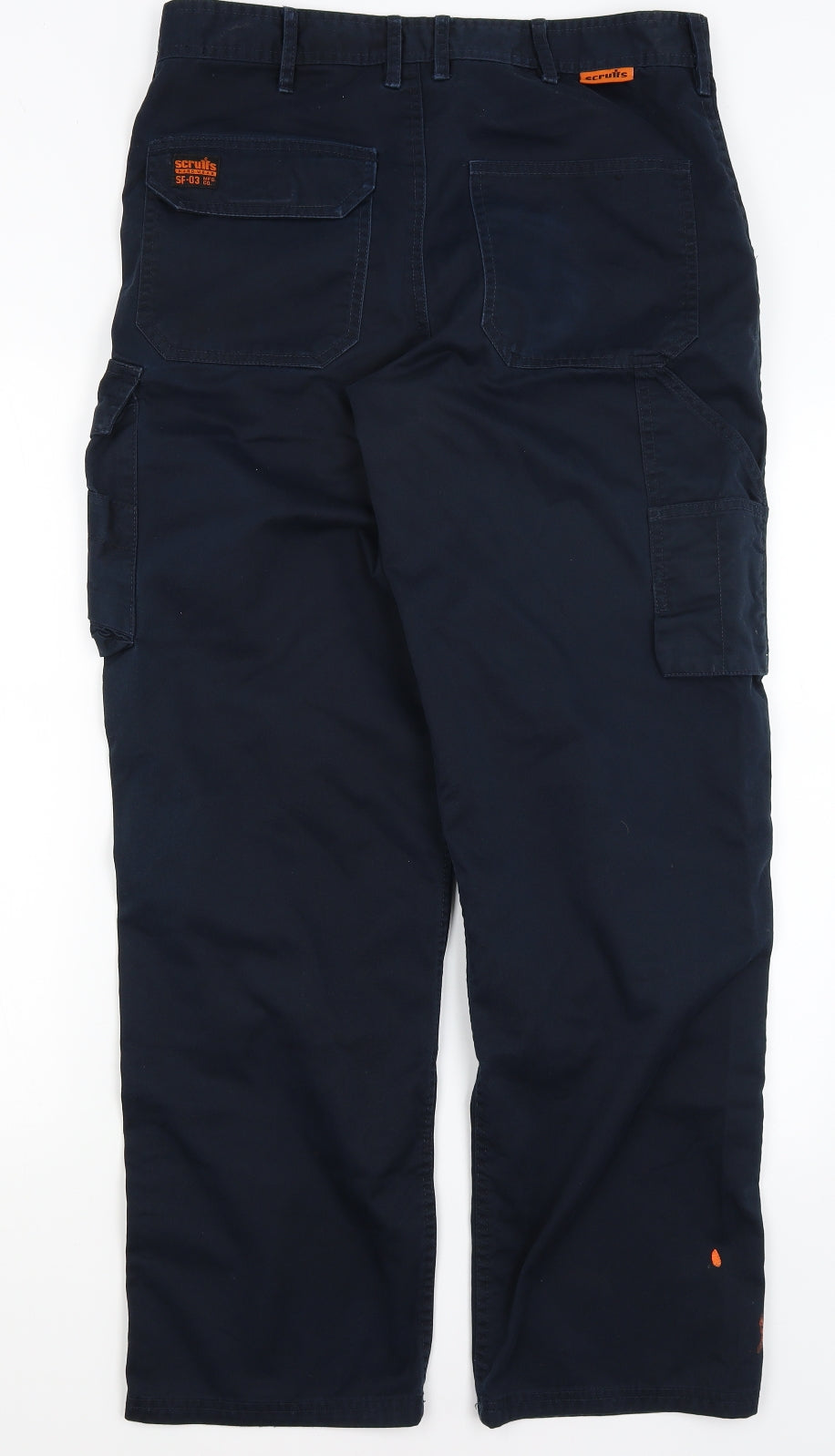 Scruffs Mens Blue   Carpenter Trousers Size 32 in L30 in
