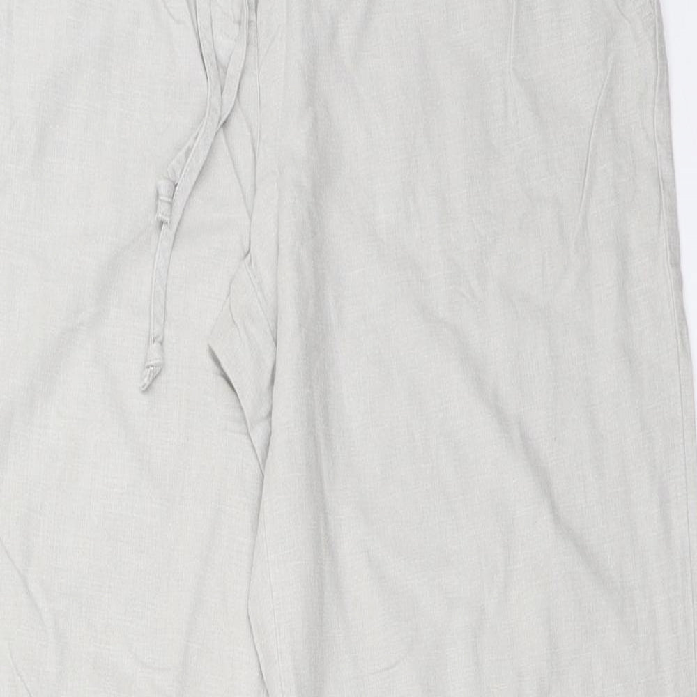 NEXT Womens Grey   Trousers  Size 8 L28 in