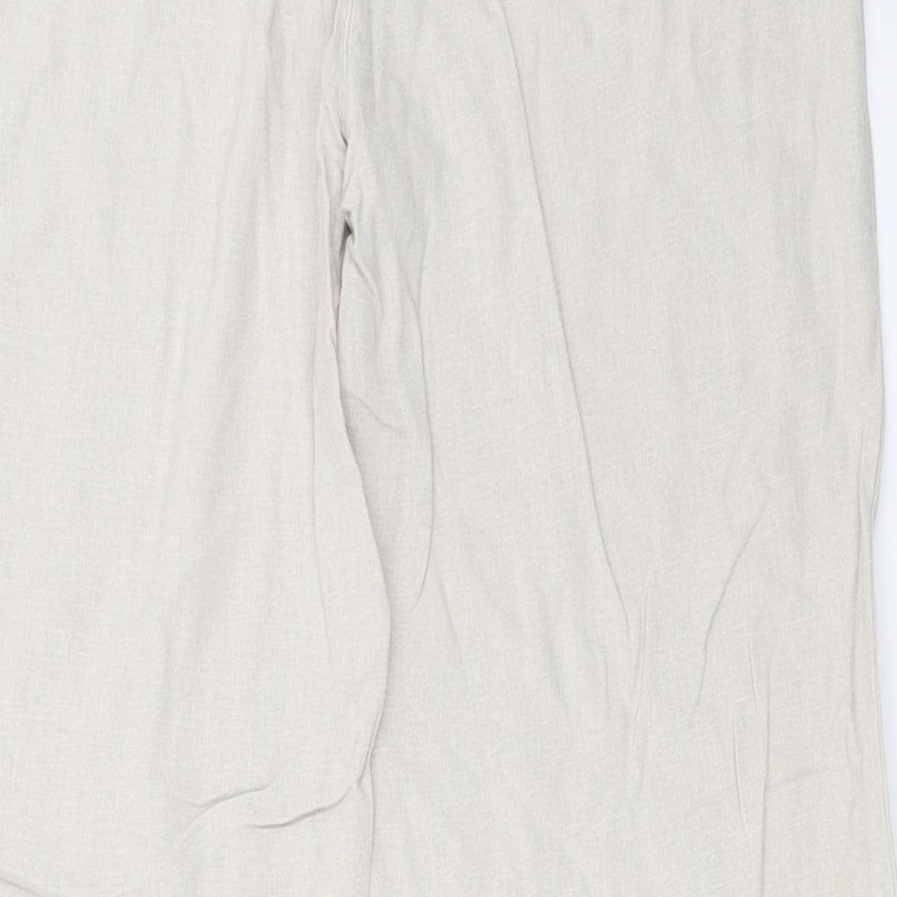 Miss Selfridge Womens Beige   Cropped Trousers Size 12 L24.5 in