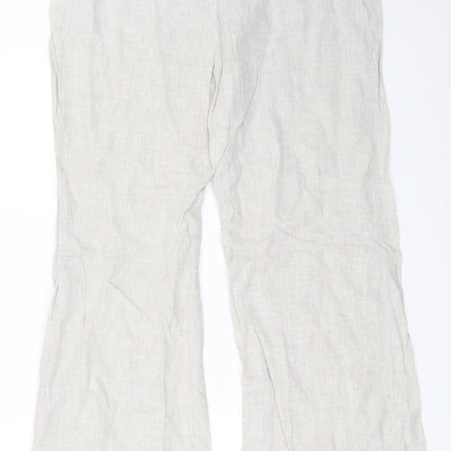 Monnari Womens Grey   Trousers  Size 42 L31 in