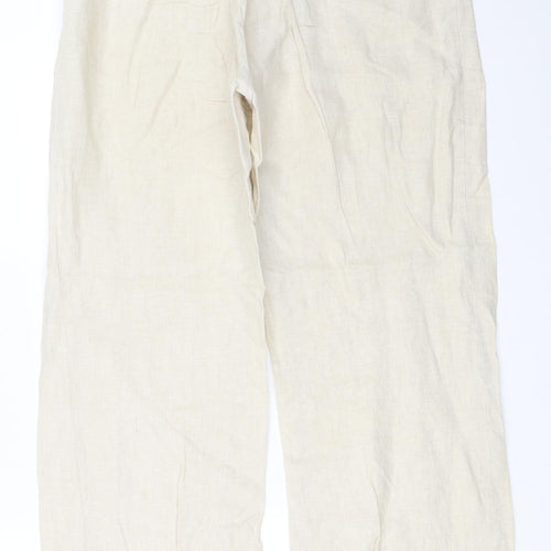 Marks and Spencer Womens Beige   Trousers  Size 14 L30 in