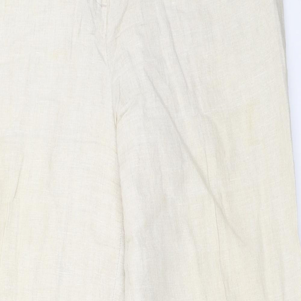 Marks and Spencer Womens Beige   Trousers  Size 14 L30 in