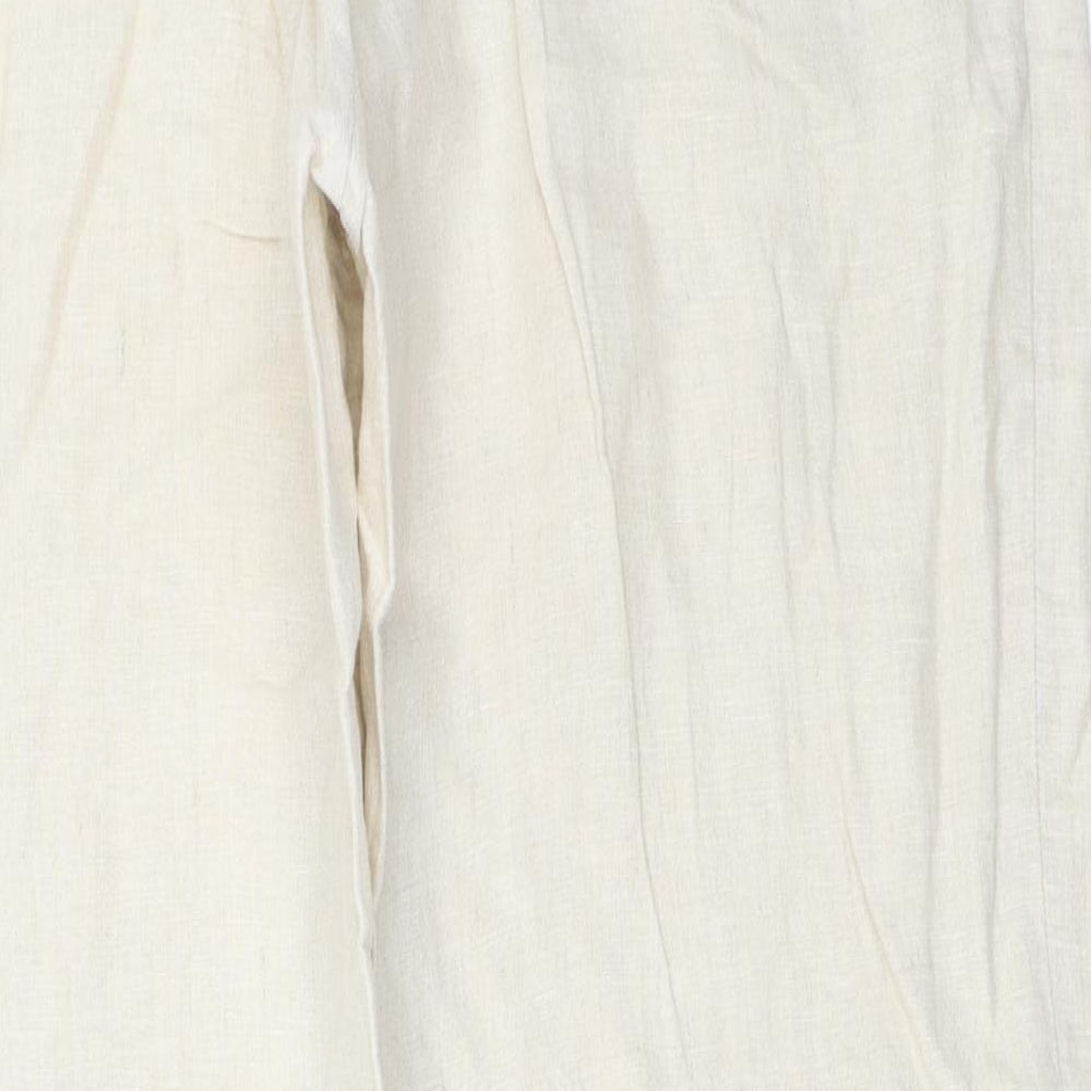 Marks and Spencer Womens Beige   Trousers  Size 14 L30 in