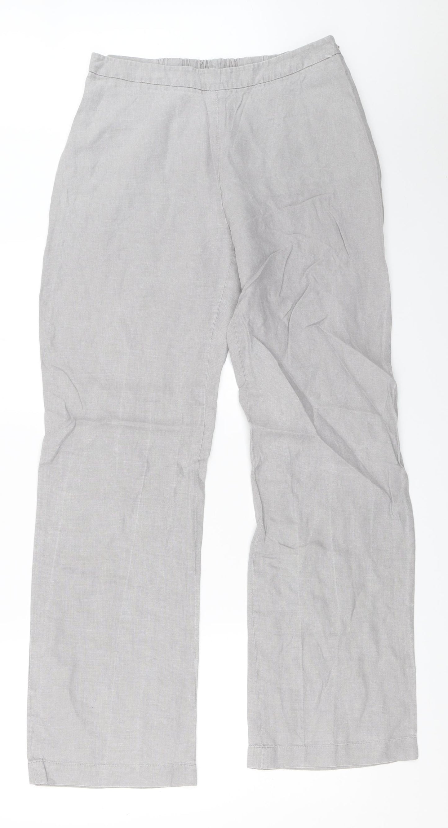 John Lewis Womens Grey   Trousers  Size 10 L31 in