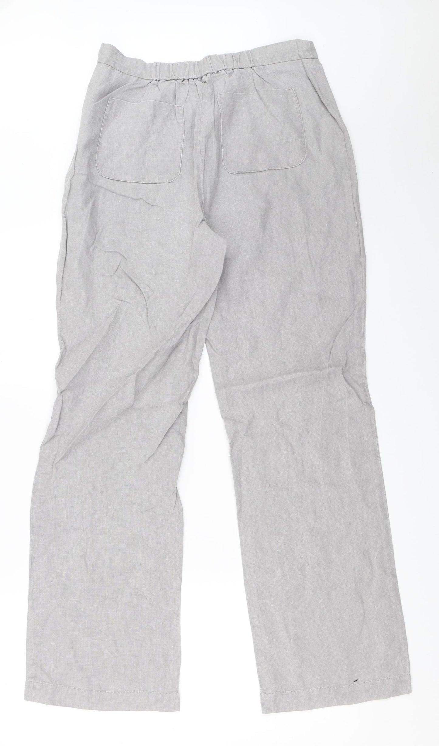 John Lewis Womens Grey   Trousers  Size 10 L31 in