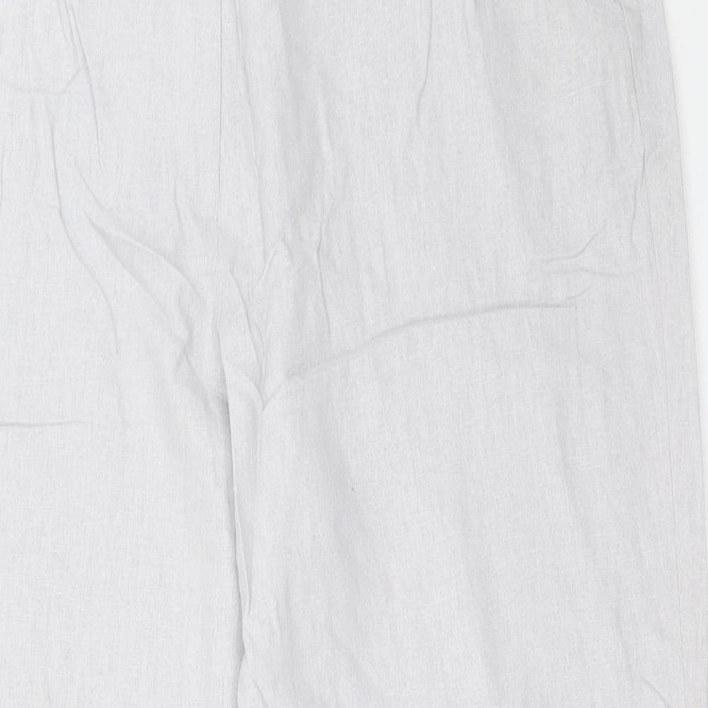 M&Co Womens Grey   Trousers  Size 18 L30 in