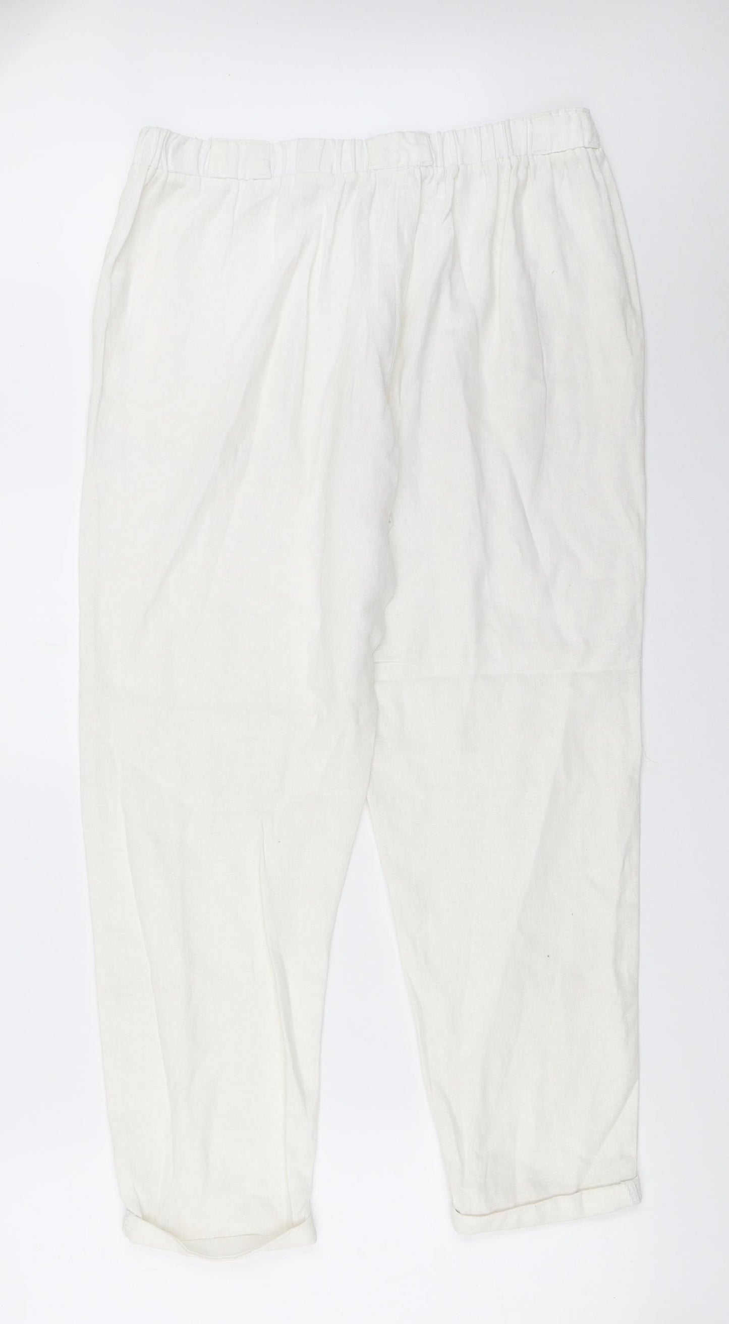 Atmosphere Womens White   Trousers  Size 16 L27 in