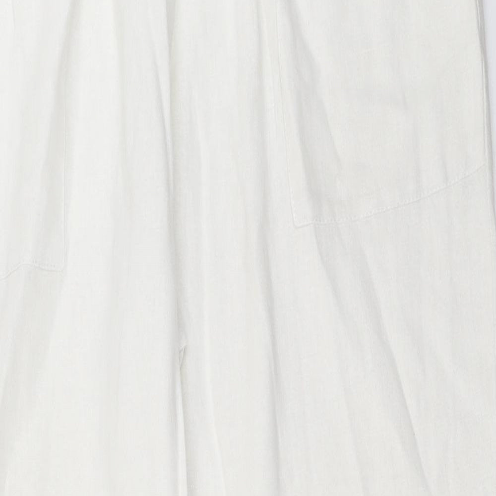 Atmosphere Womens White   Trousers  Size 16 L27 in