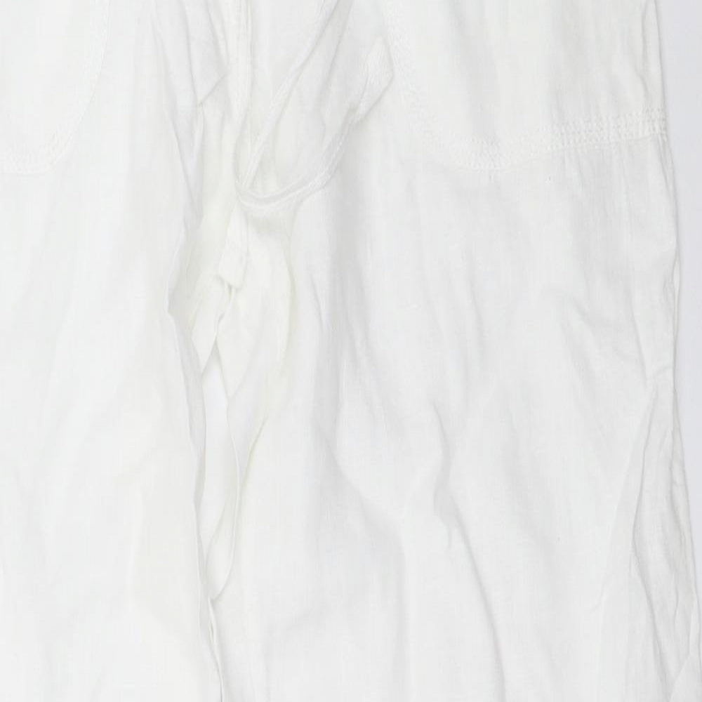 Atmosphere Womens White   Trousers  Size 12 L30.5 in