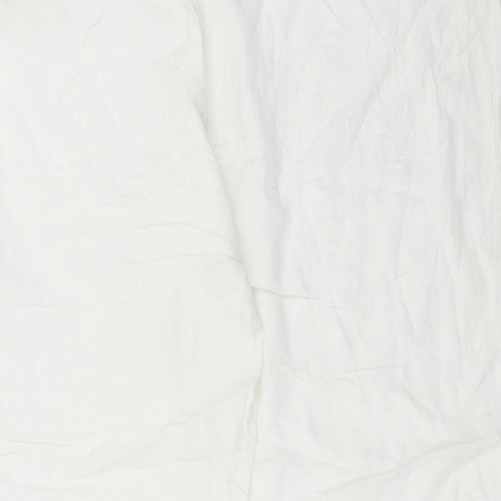 Anthology Womens White   Trousers  Size 18 L27 in