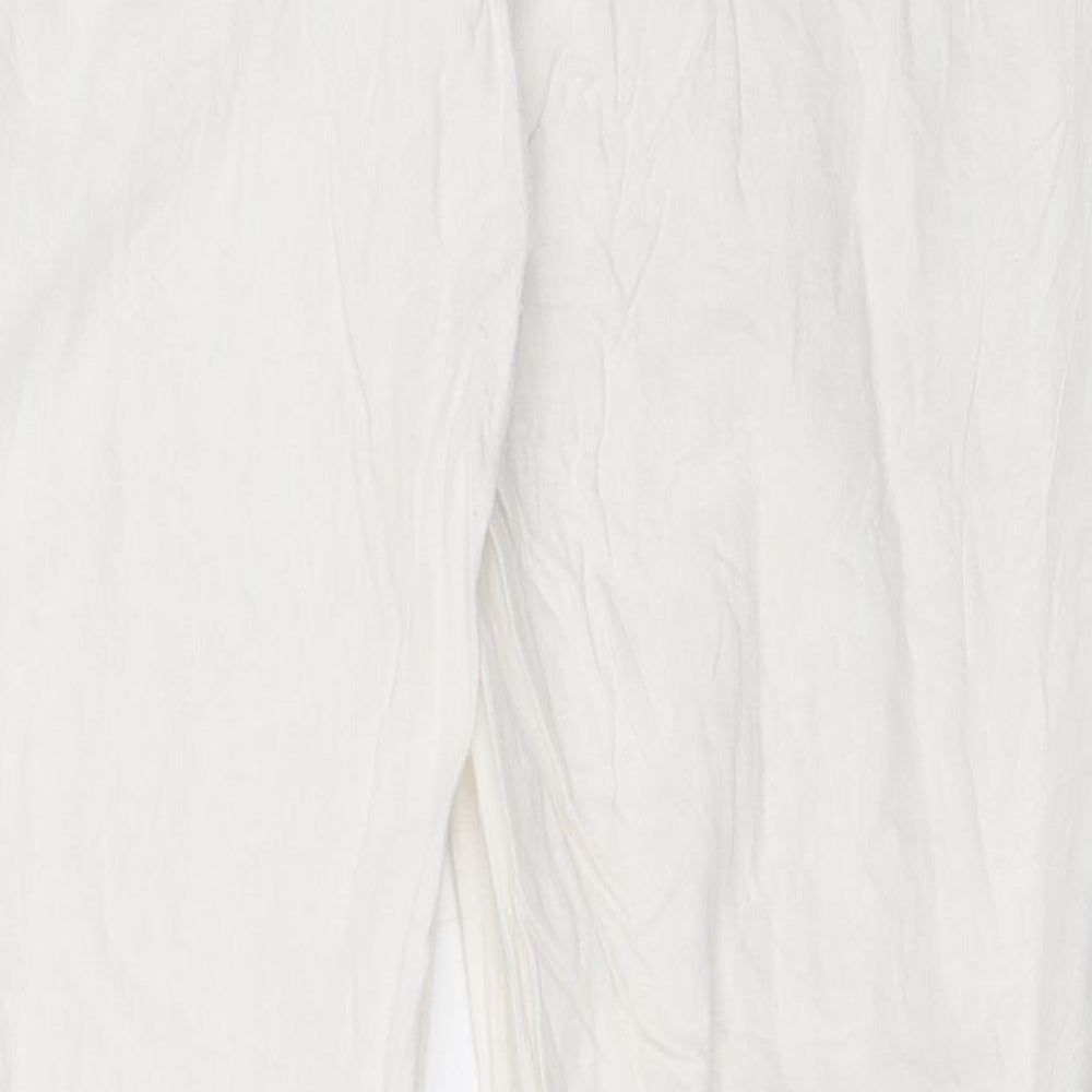 George Womens White   Trousers  Size 14 L29 in