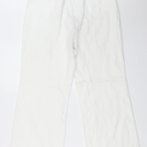 Per Una Womens White   Trousers  Size 16 L27 in