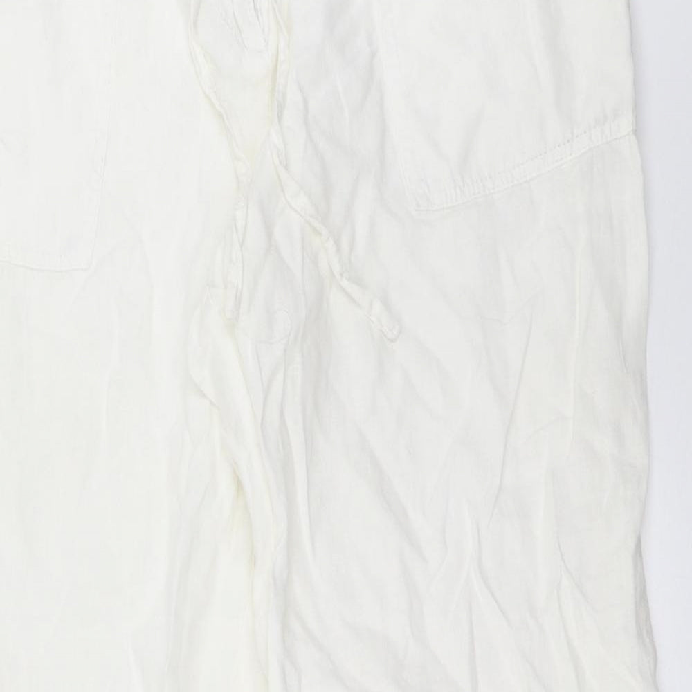 Atmosphere Womens White   Trousers  Size 12 L29.5 in
