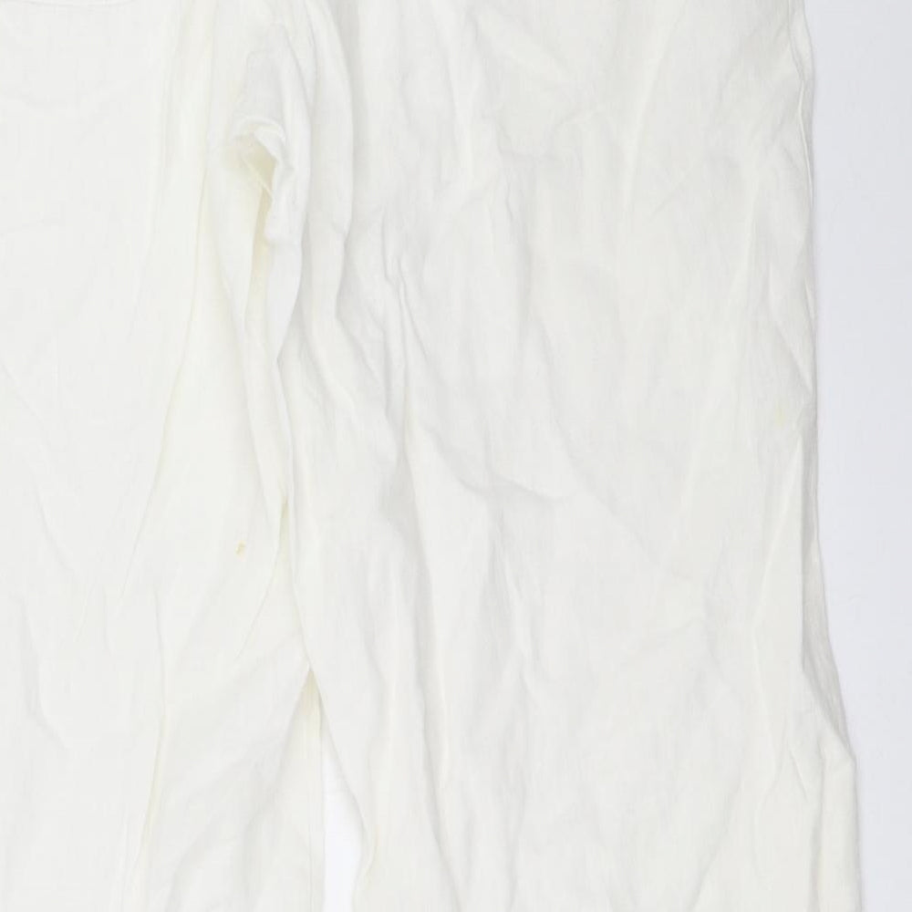 Atmosphere Womens White   Trousers  Size 12 L29.5 in