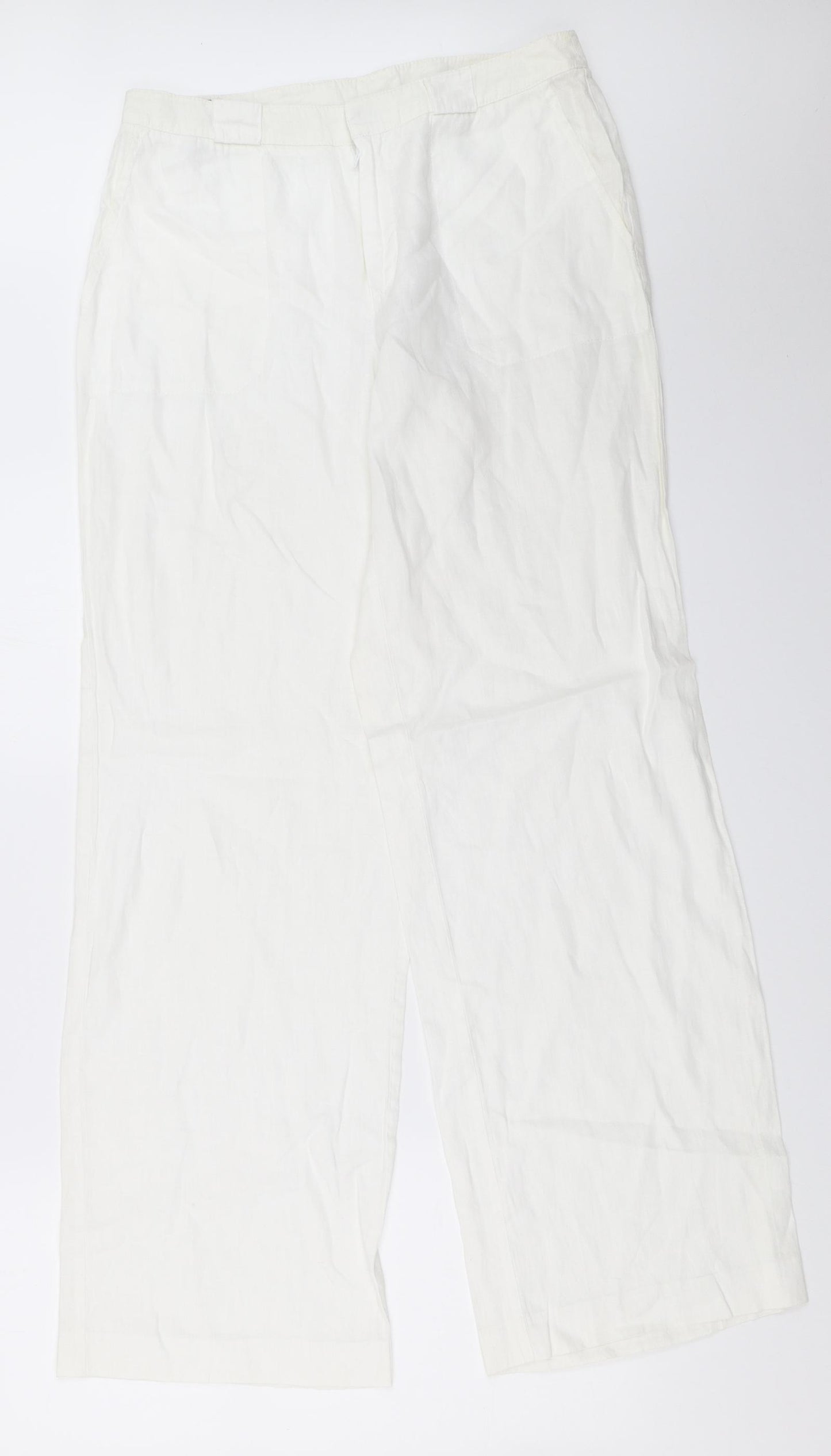 Mexx Womens White   Trousers  Size 12 L32 in