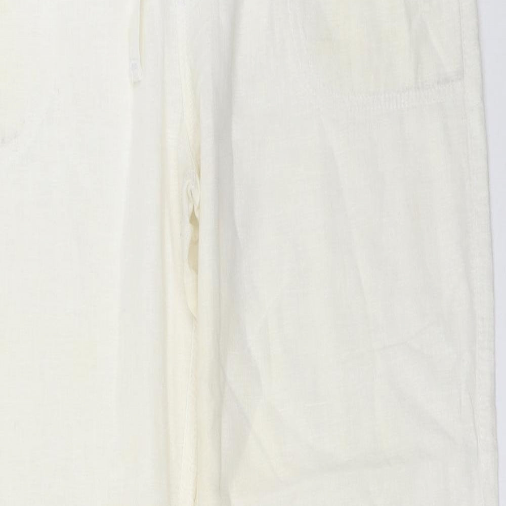 Atmosphere Womens White   Trousers  Size 14 L30 in