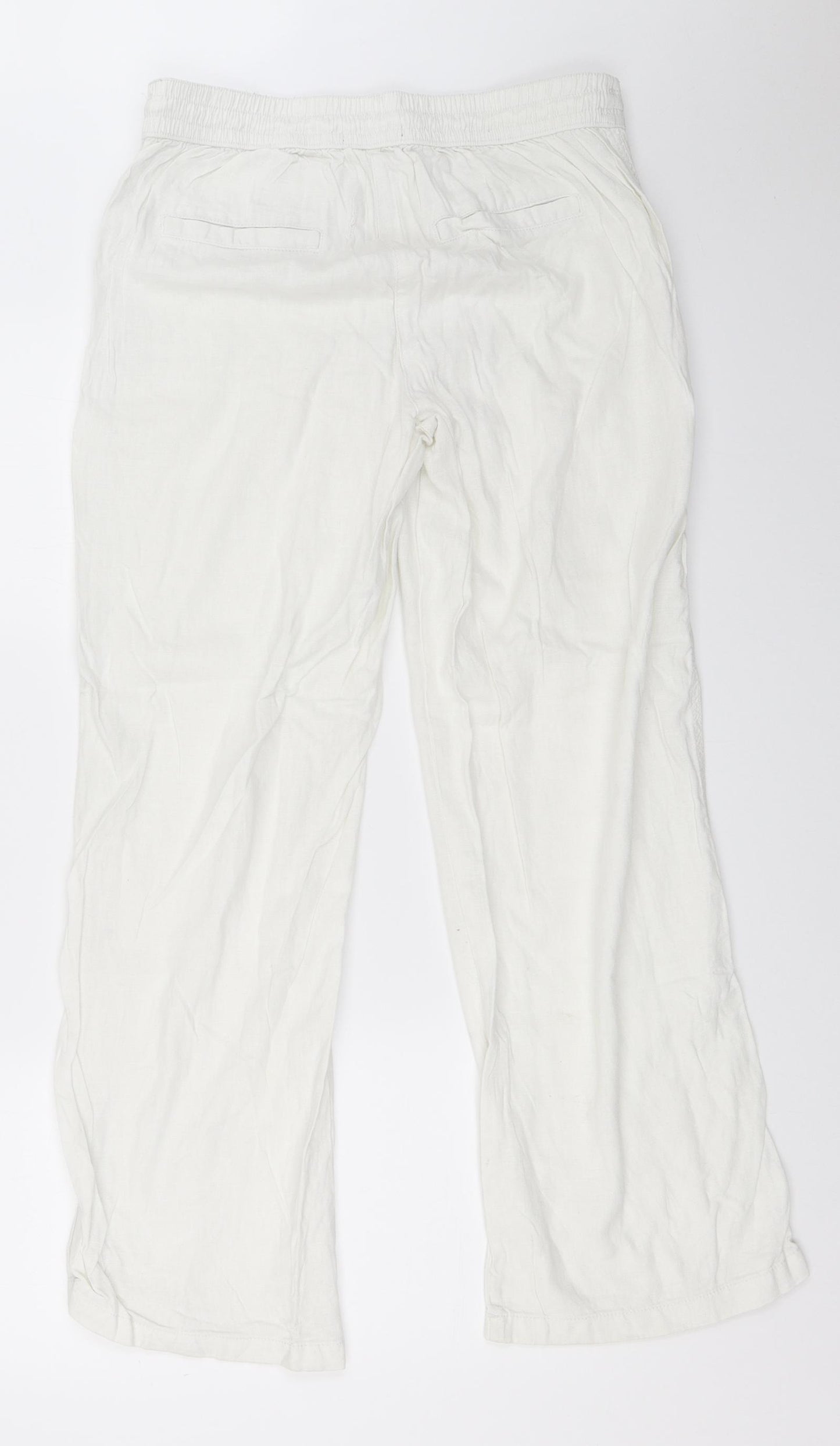 George Womens White   Trousers  Size 8 L29 in