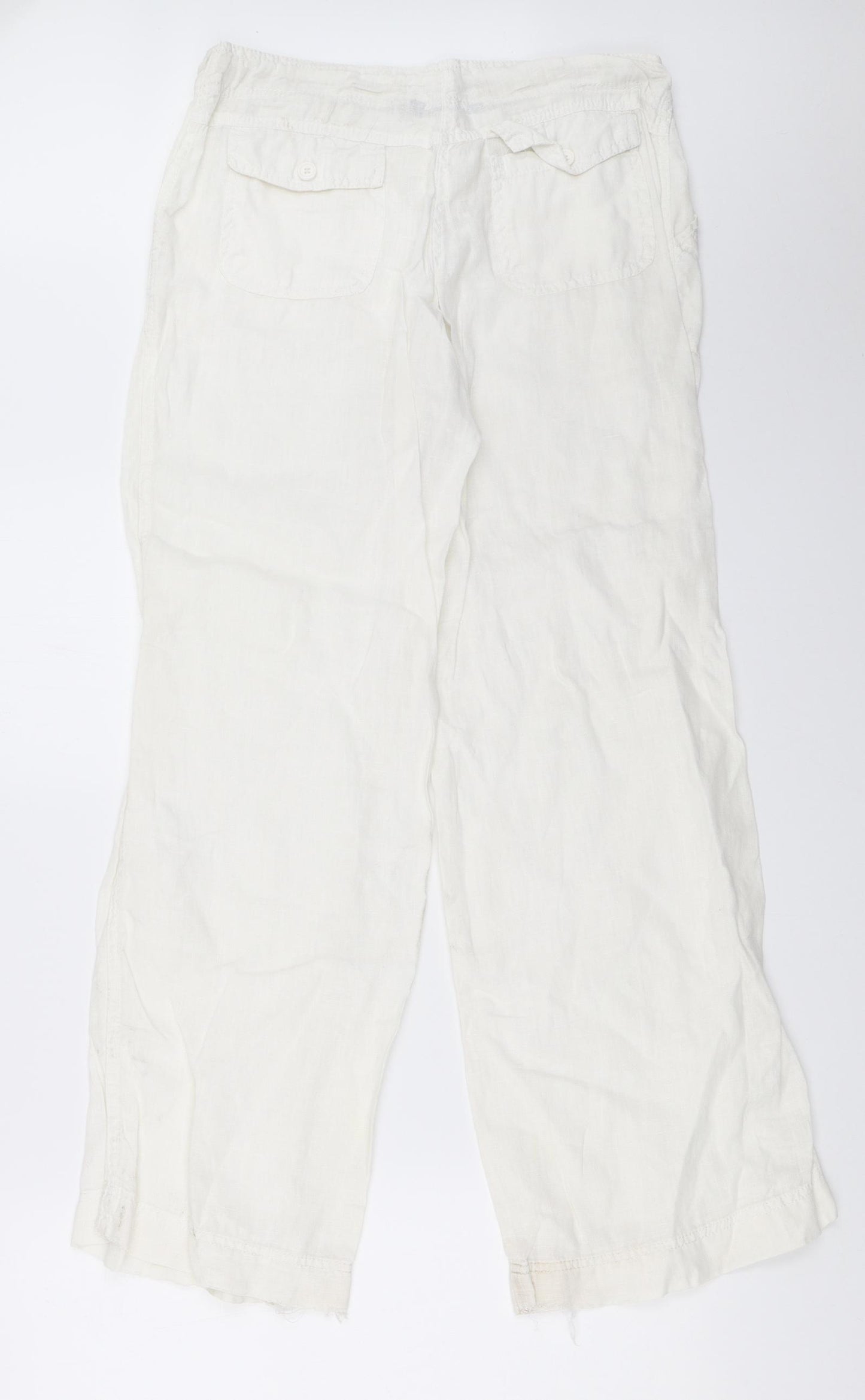 Atmosphere Womens White   Trousers  Size 8 L30.5 in