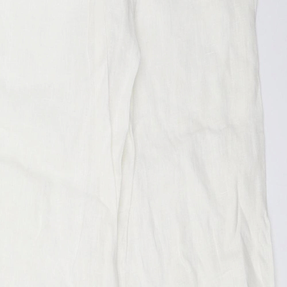 Atmosphere Womens White   Trousers  Size 8 L30.5 in