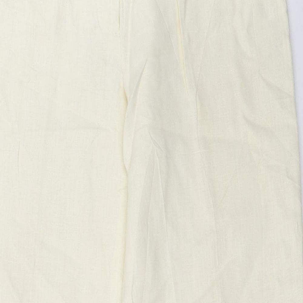Deane & White Womens Ivory   Trousers  Size 6 L30.5 in