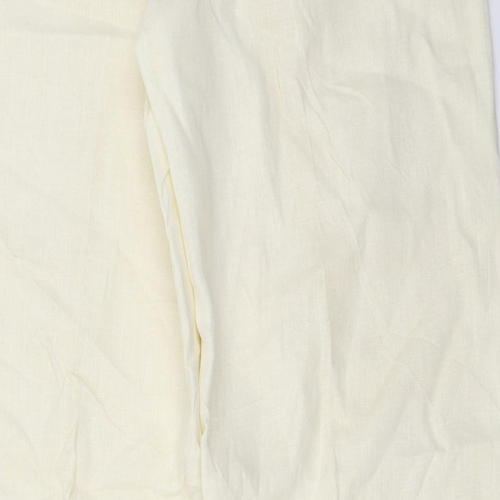 Deane & White Womens Ivory   Trousers  Size 6 L30.5 in