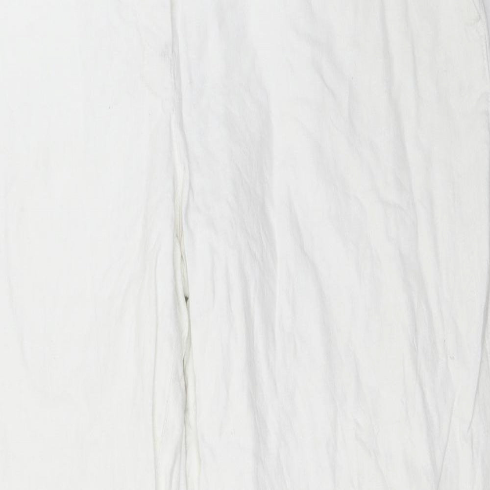 NEXT Womens White   Trousers  Size 18 L30 in